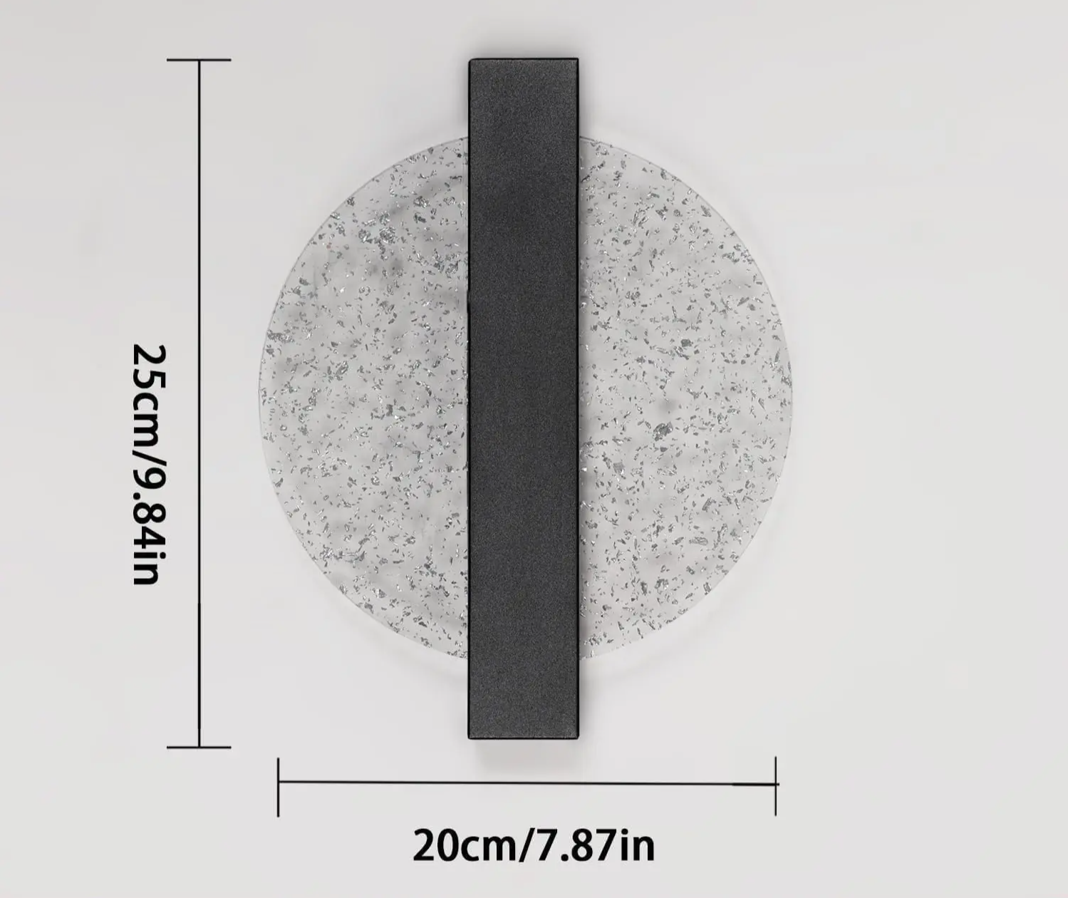 Luara - Runde LED-Wandleuchte 3500K