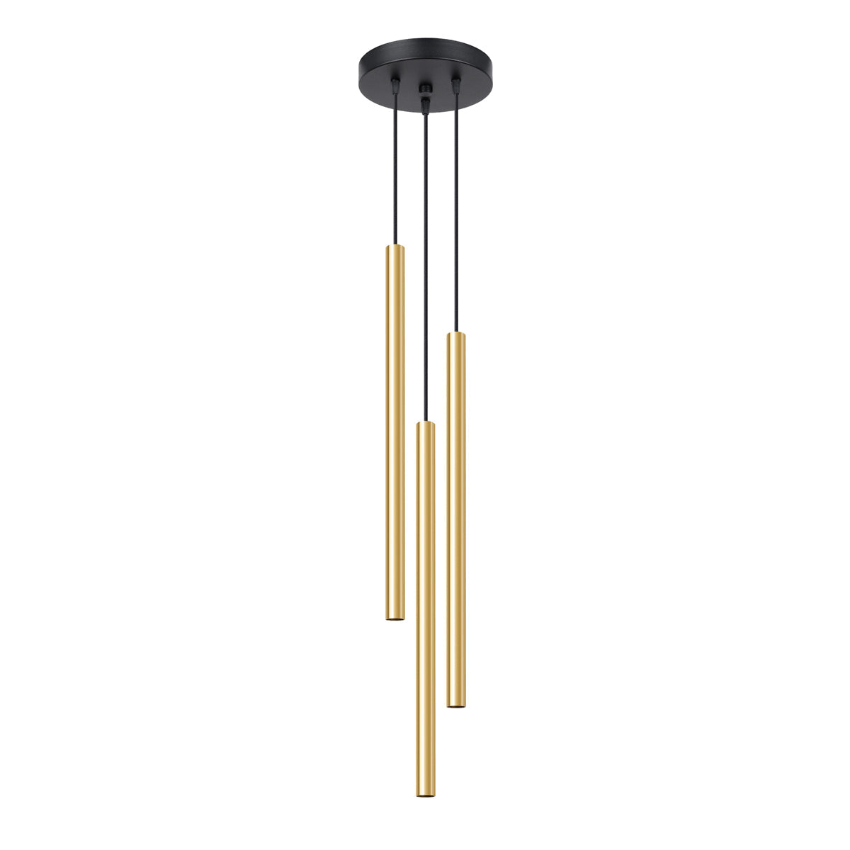 Nimbus - Dreiflammige Pendelleuchte in poliertem Gold
