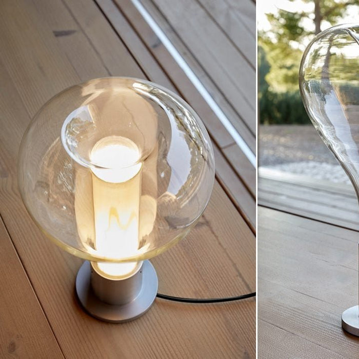 Lava - Art Glas-Tischleuchte