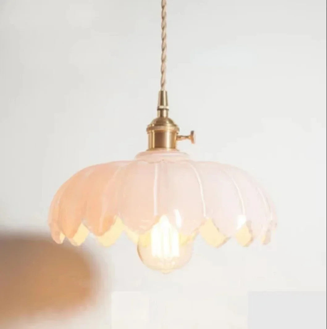 Lumio - Vintage-Pendelleuchte aus Kupfer und Glas