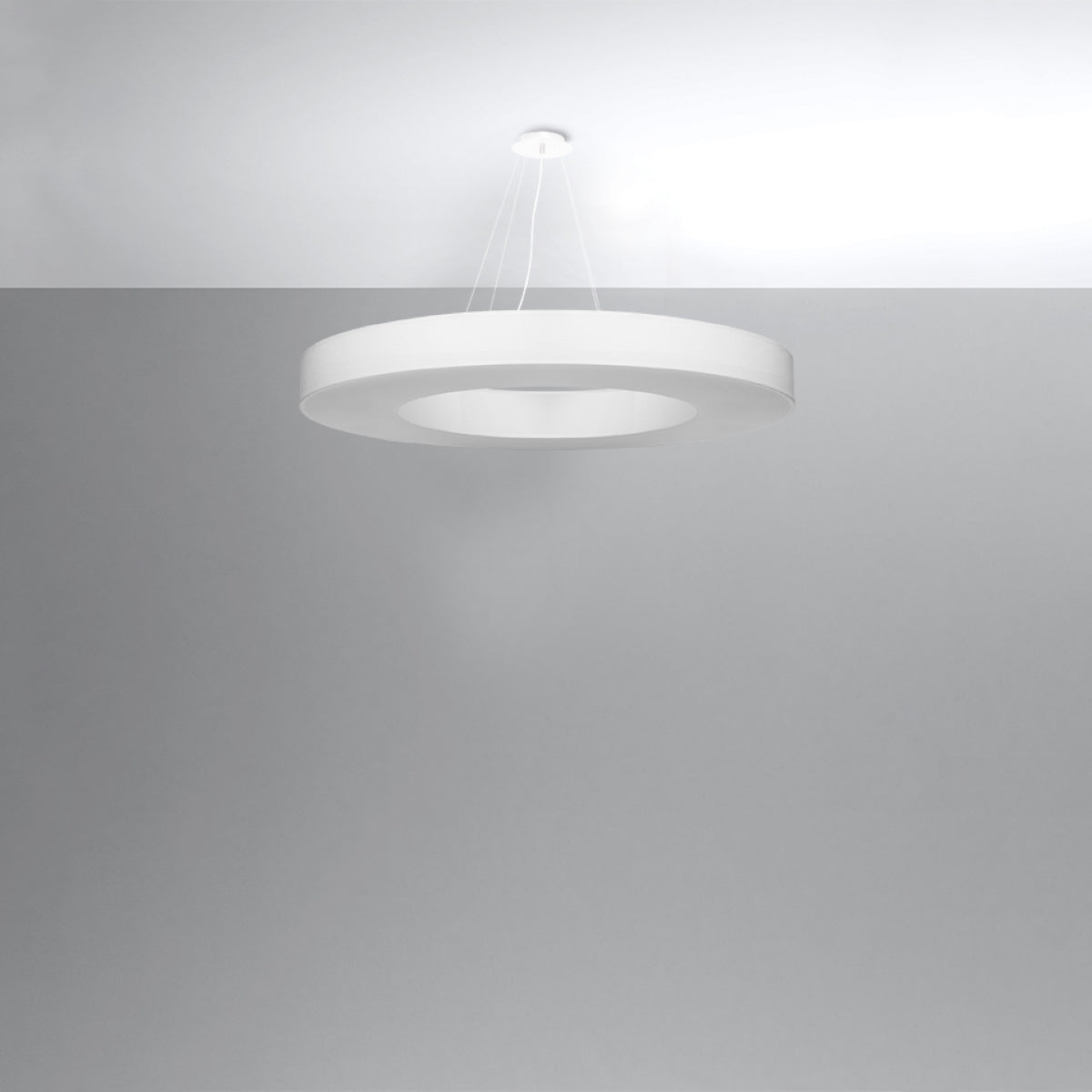 Orbita - Weißer Kronleuchter 90 cm