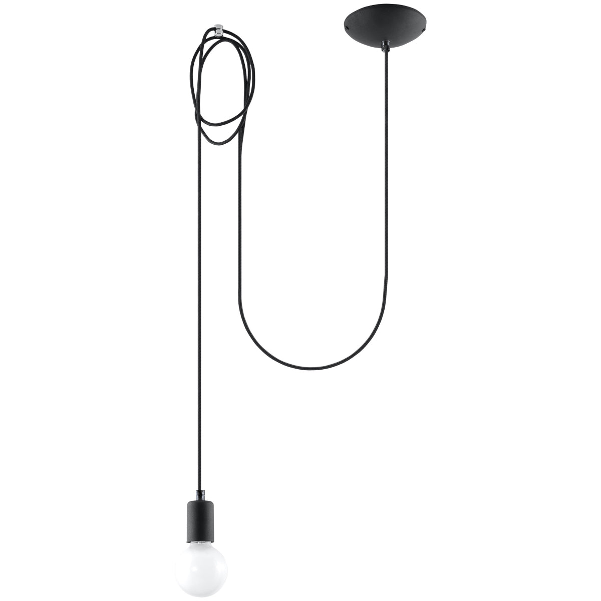 Edison - 1 Schwarze Pendelleuchte