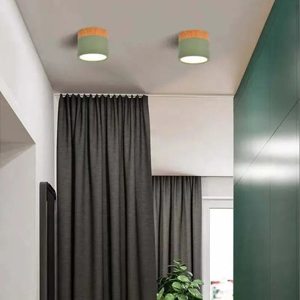 Nordische - LED-Deckenleuchte im Zylinderdesign für Flur