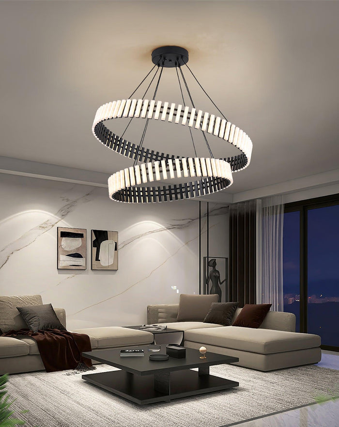 Celira - LED-Kronleuchter-Pendelleuchte im Karussell-Design