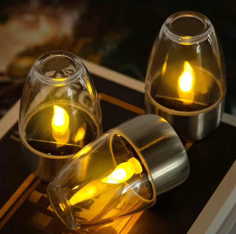 Raya - Solarbetriebene LED-Kerze für den Außenbereich,