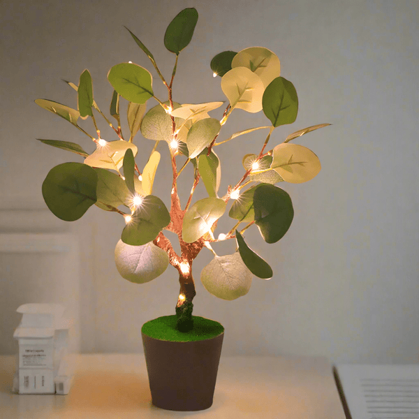 Bureia - LED-Nachtlicht mit Weihnachtszweig und Topf