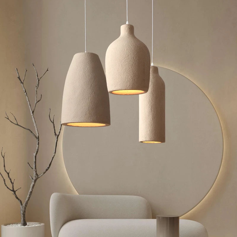 Celira - Moderne Pendelleuchte aus Polymer und Eisen