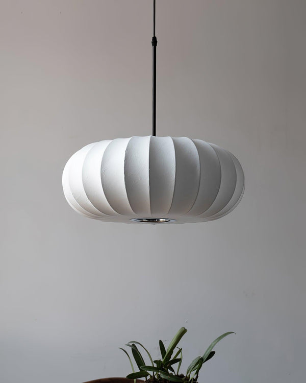 Lumio - Wabi-Sabi-Pendelleuchte aus Stoff und Seide