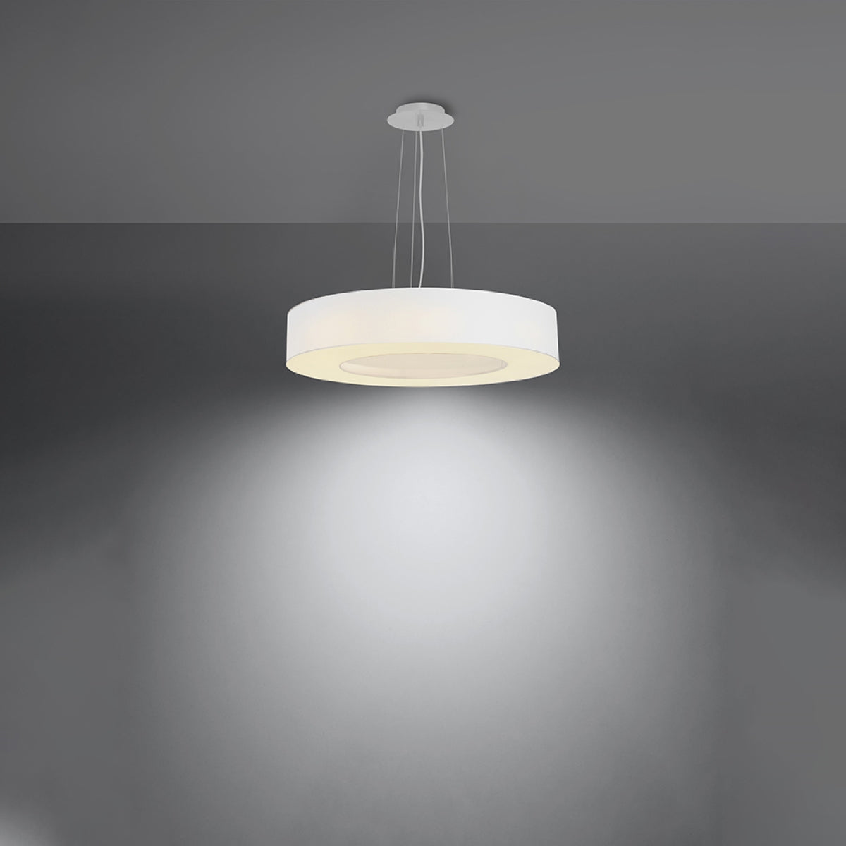 Polara - Weißer Kronleuchter 50 cm