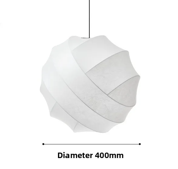 Wabi - Sabi Seiden-Hängelampe mit E27 & LED inklusive