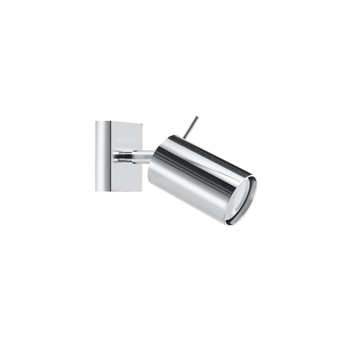RING - Wandleuchte, Chrom, mit verstellbarem Arm