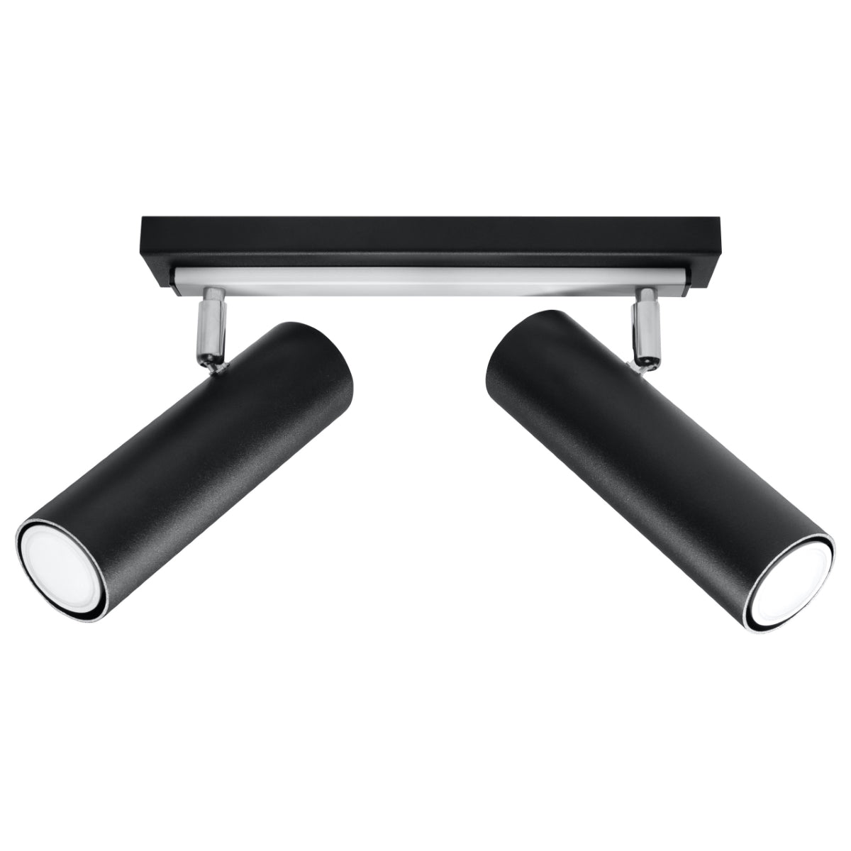 Direzione - 2 Deckenleuchte, schwarz, aus Stahl