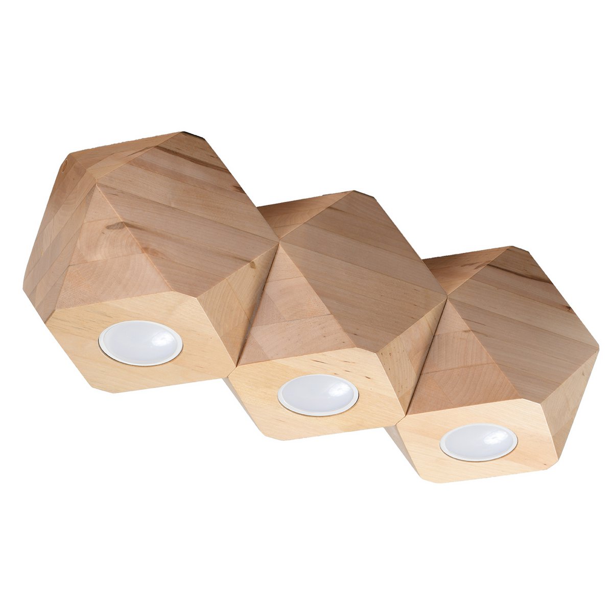 Orbita - Op SRL Woody Deckenleuchte aus Naturholz