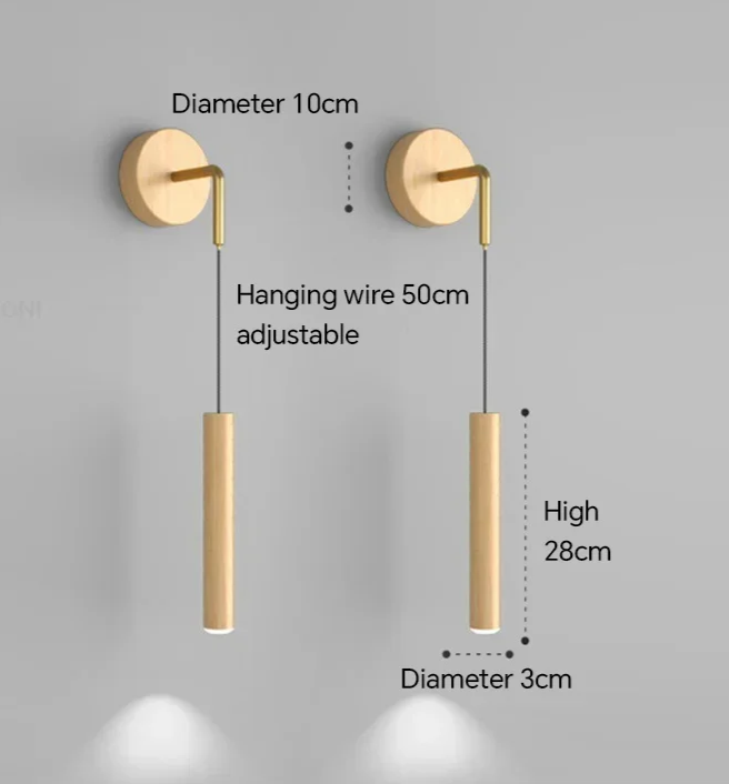 Murio - LED-Wandleuchte fürs Bett