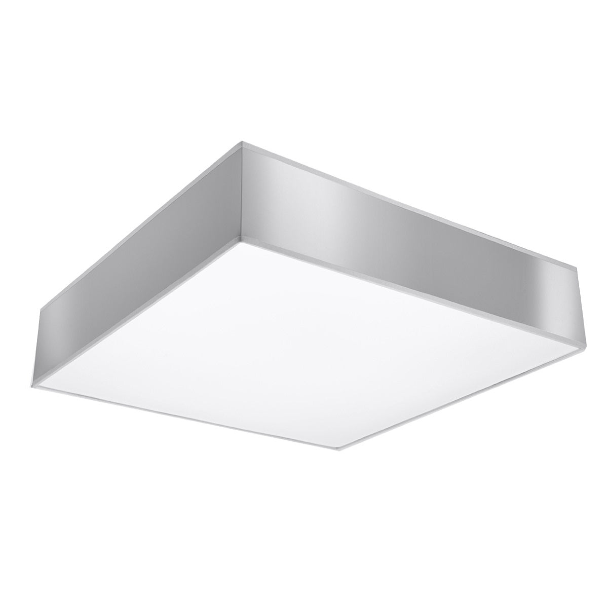 Nimbus - Deckenleuchte 55 cm, grau, quadratisch, aus PVC