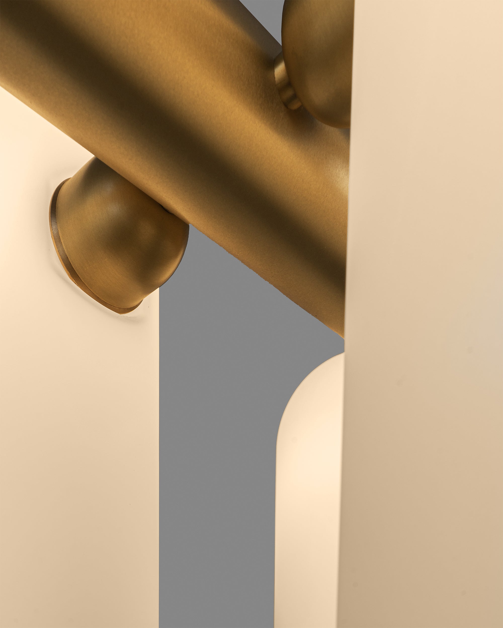 Linearer - Kronleuchter, Metall/Glas