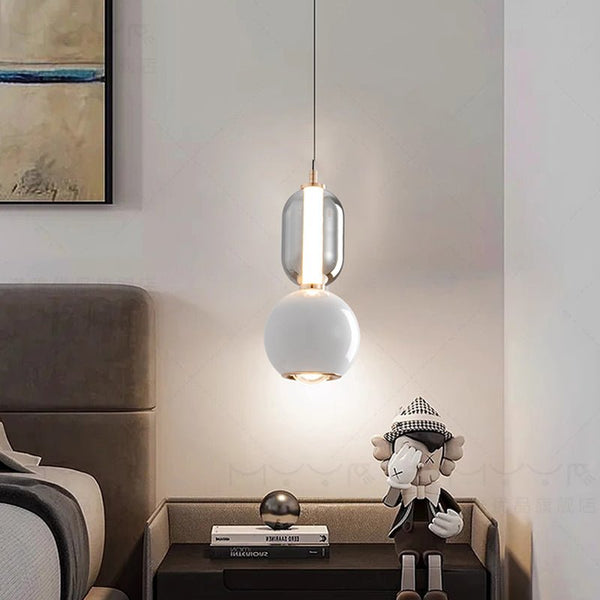 Nordic - Creative Pendelleuchte aus Eisen und Glas