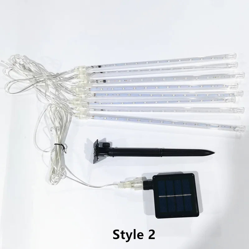 LUMIMETEOR - Solar-LED-Meteorduschenleuchte LUMIMETEOR IP65