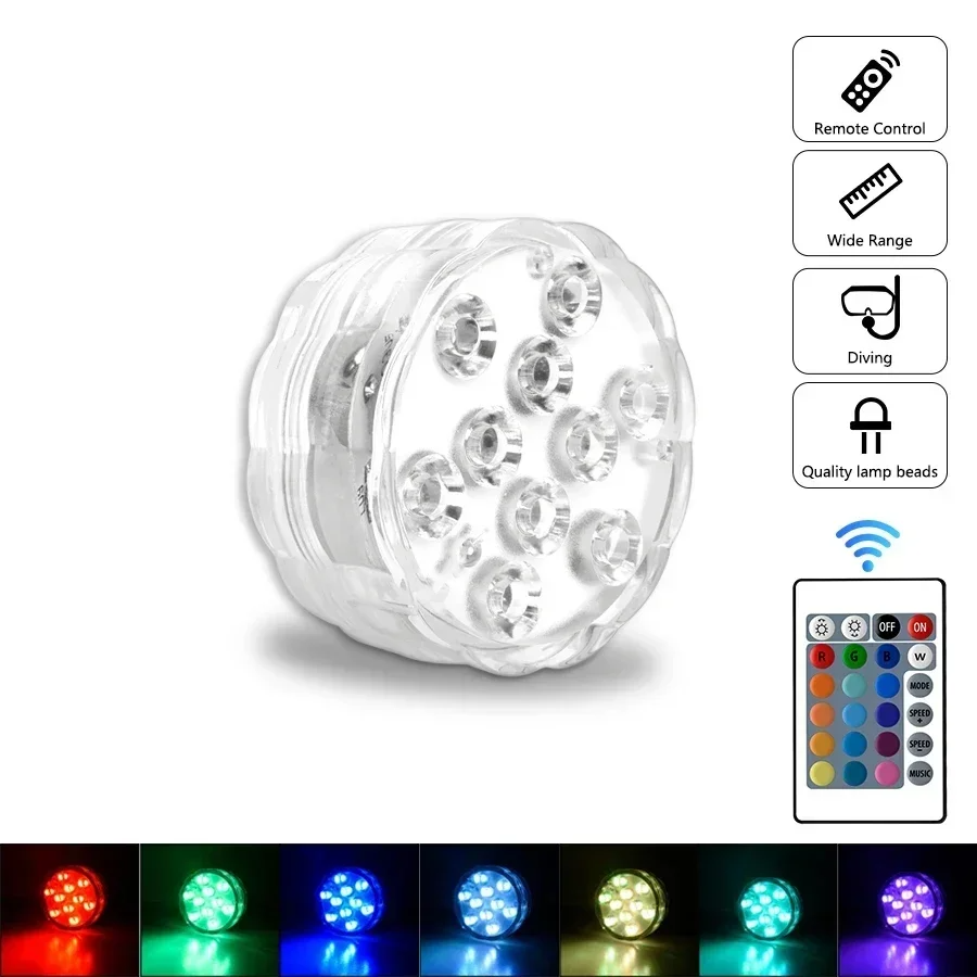 Casaluna - RGB-Unterwasserleuchte IP68 mit Magnet und