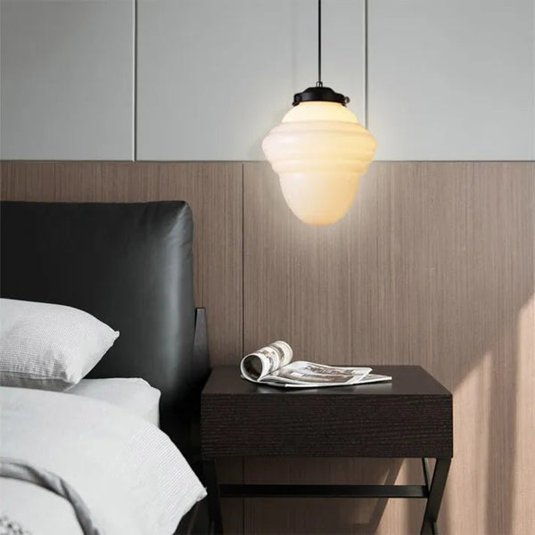 Orbita - Vintage-Pendelleuchte aus mattiertem Glas