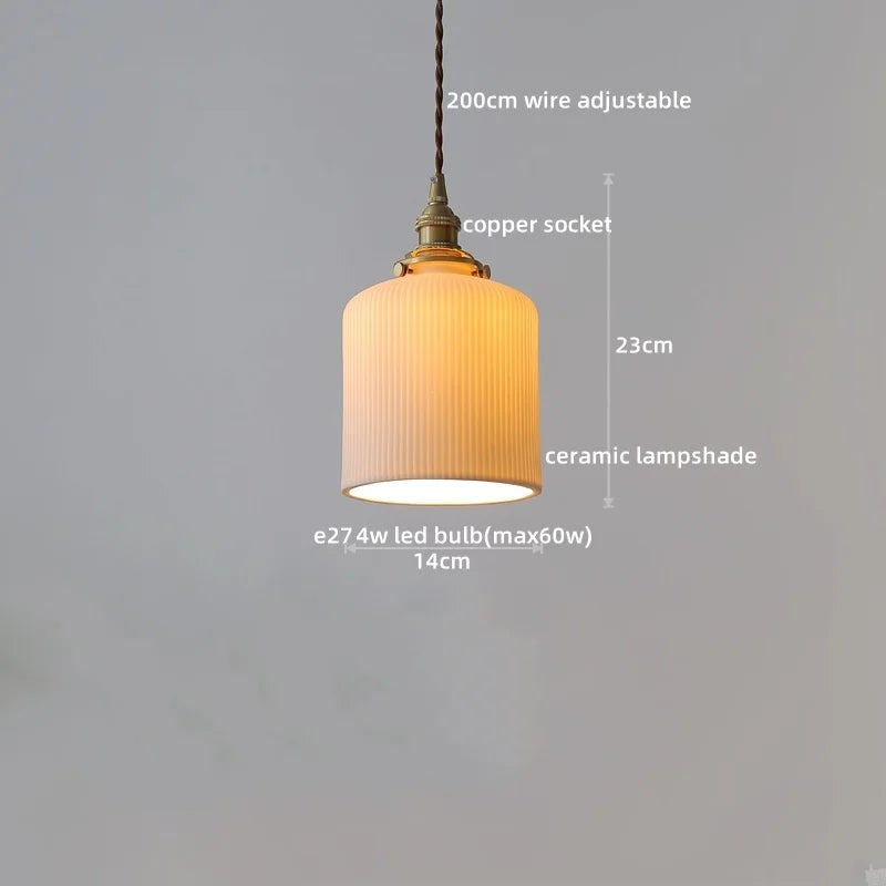 Nimbus - LED-Pendelleuchte aus Kupfer und Glas