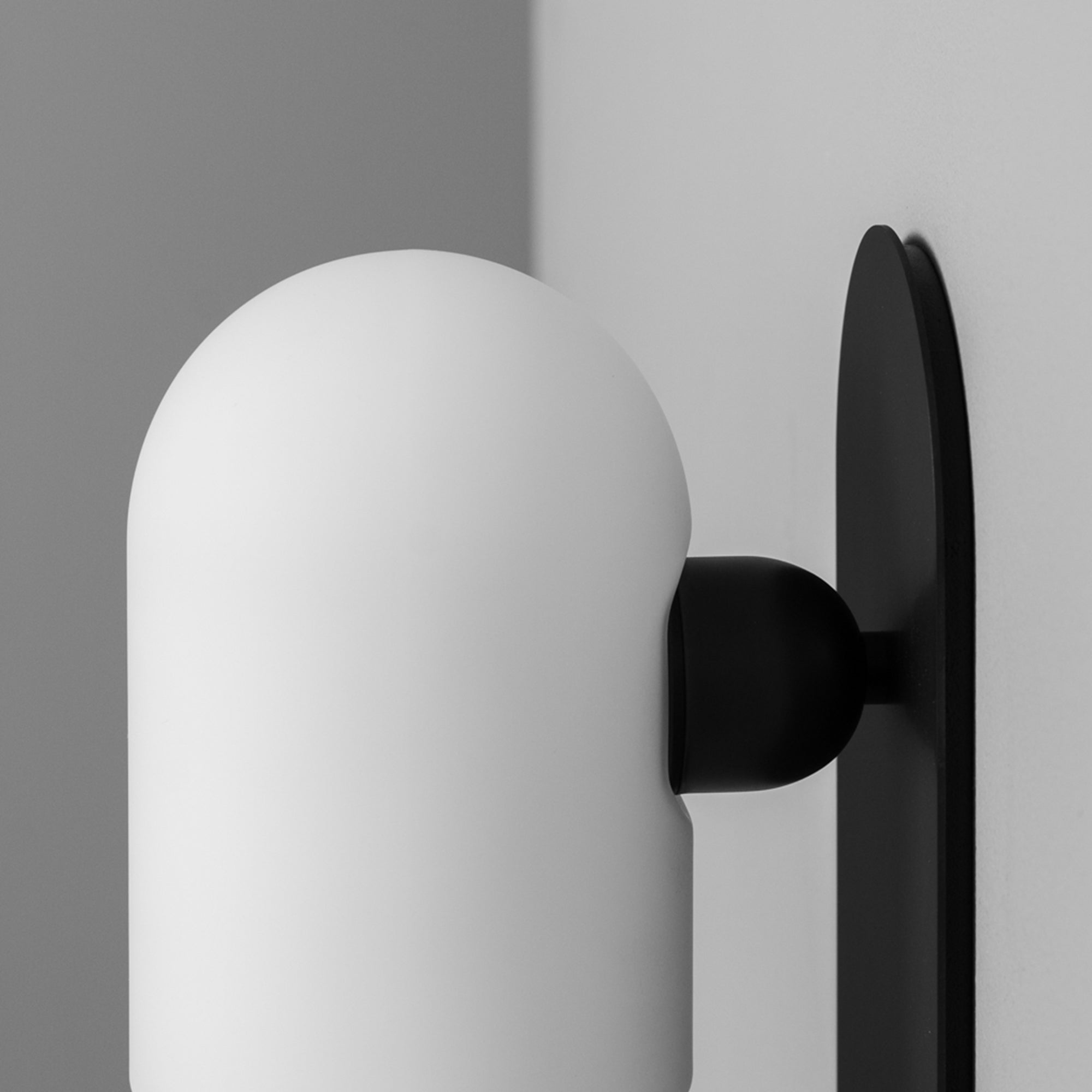 Metall/Glas - Designer-Wandleuchte, Metall/Glas