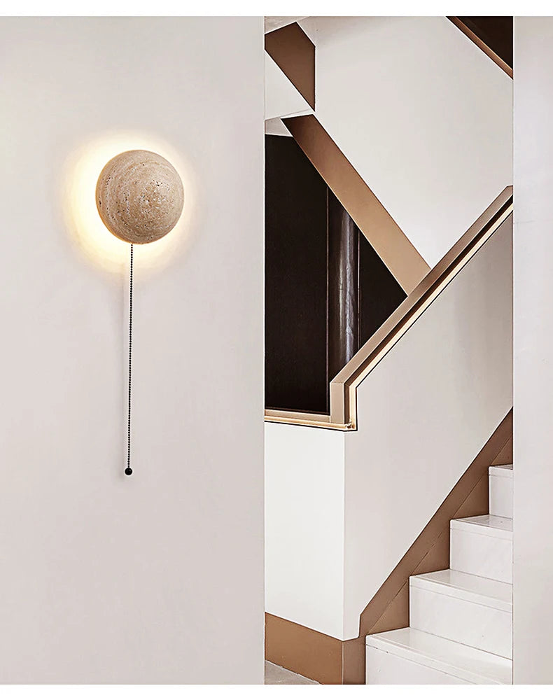 Mureto - Wabi-Sabi-Marmor-Wandleuchte