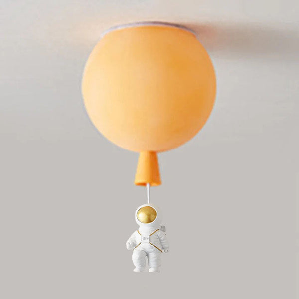 Mond - LED-Deckenleuchte Mond & Astronaut aus Acryl