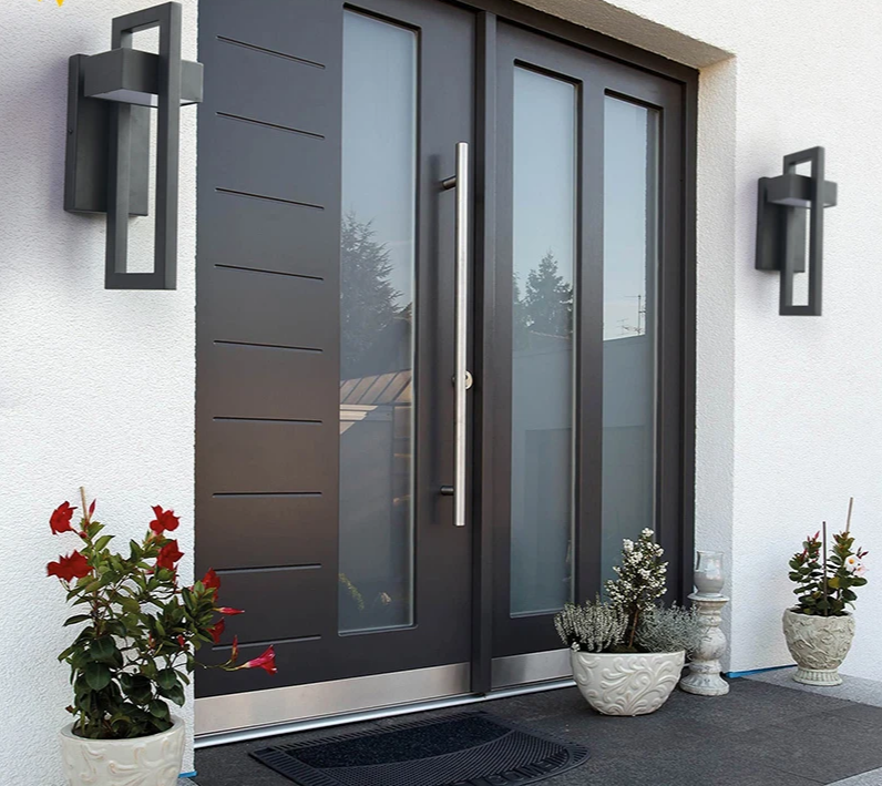 Terraza - Vintage LED-Außenwandleuchte 10 W IP65 in Schwarz