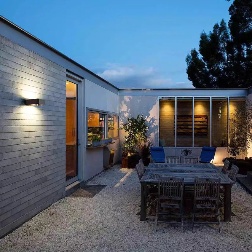Terraza - Außenwandleuchte IP65, Aluminium