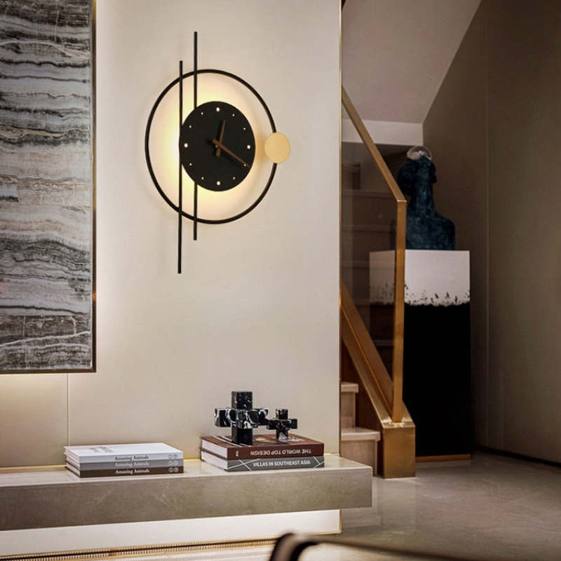 Kulinara - LED Wanduhr modern mit Ambientelicht