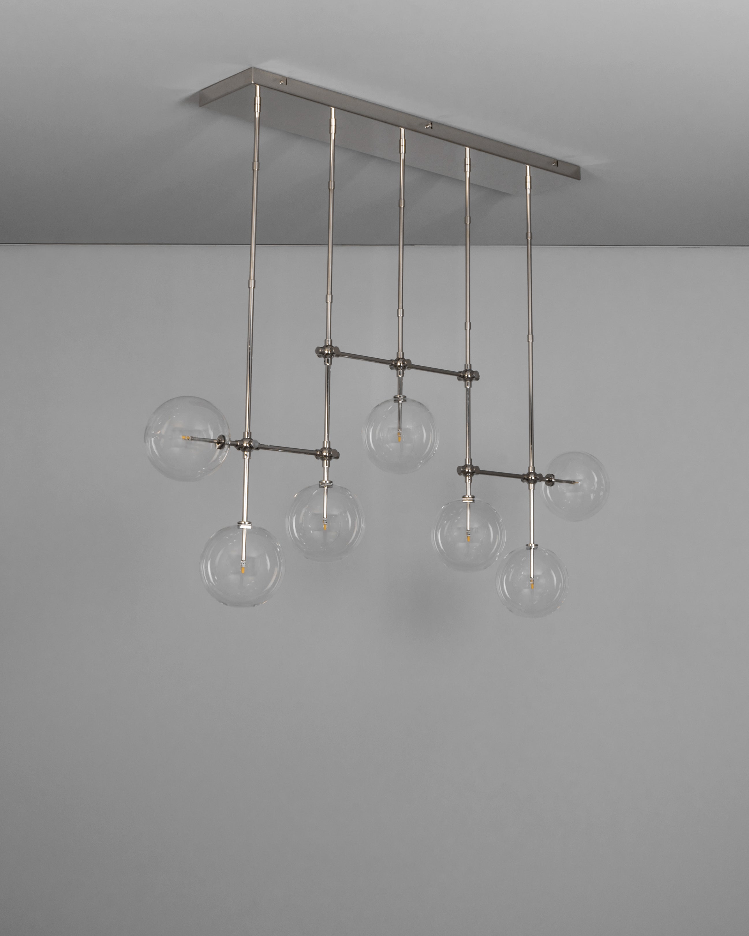 Schwung - Lighting - Pendelleuchte Soap B7MD, Metall/Glas