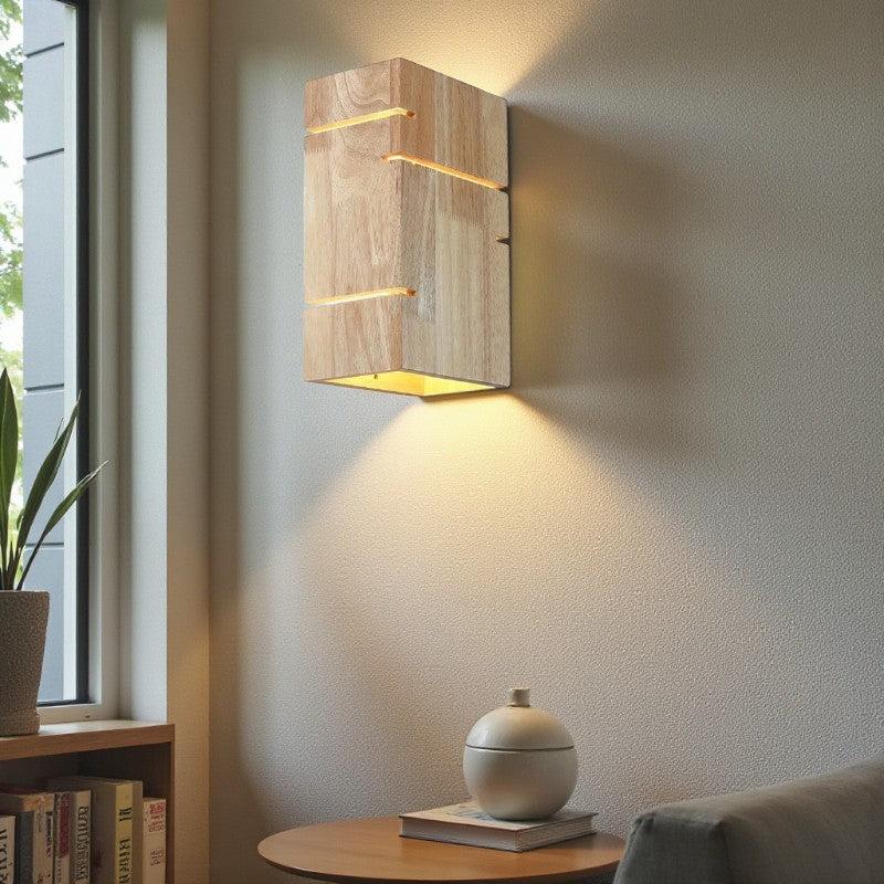 Minimalistische rechteckige Wandleuchte Modernes Schlafzimmerlicht