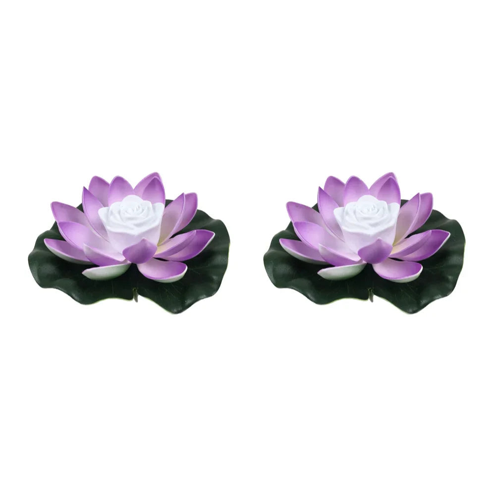 Schwimmende - Lotuslampe mit LED