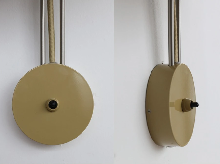 Skandinavische - Wandleuchte E27 mit integrierter LED
