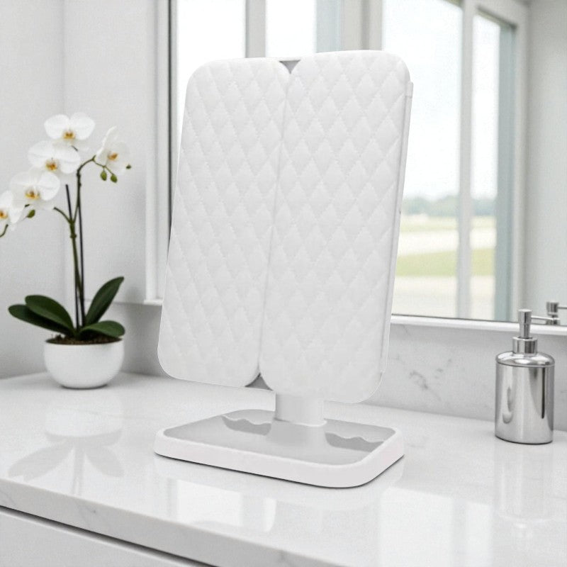 Tri-Color LED Make-up-Spiegel für ein makelloses Aussehen