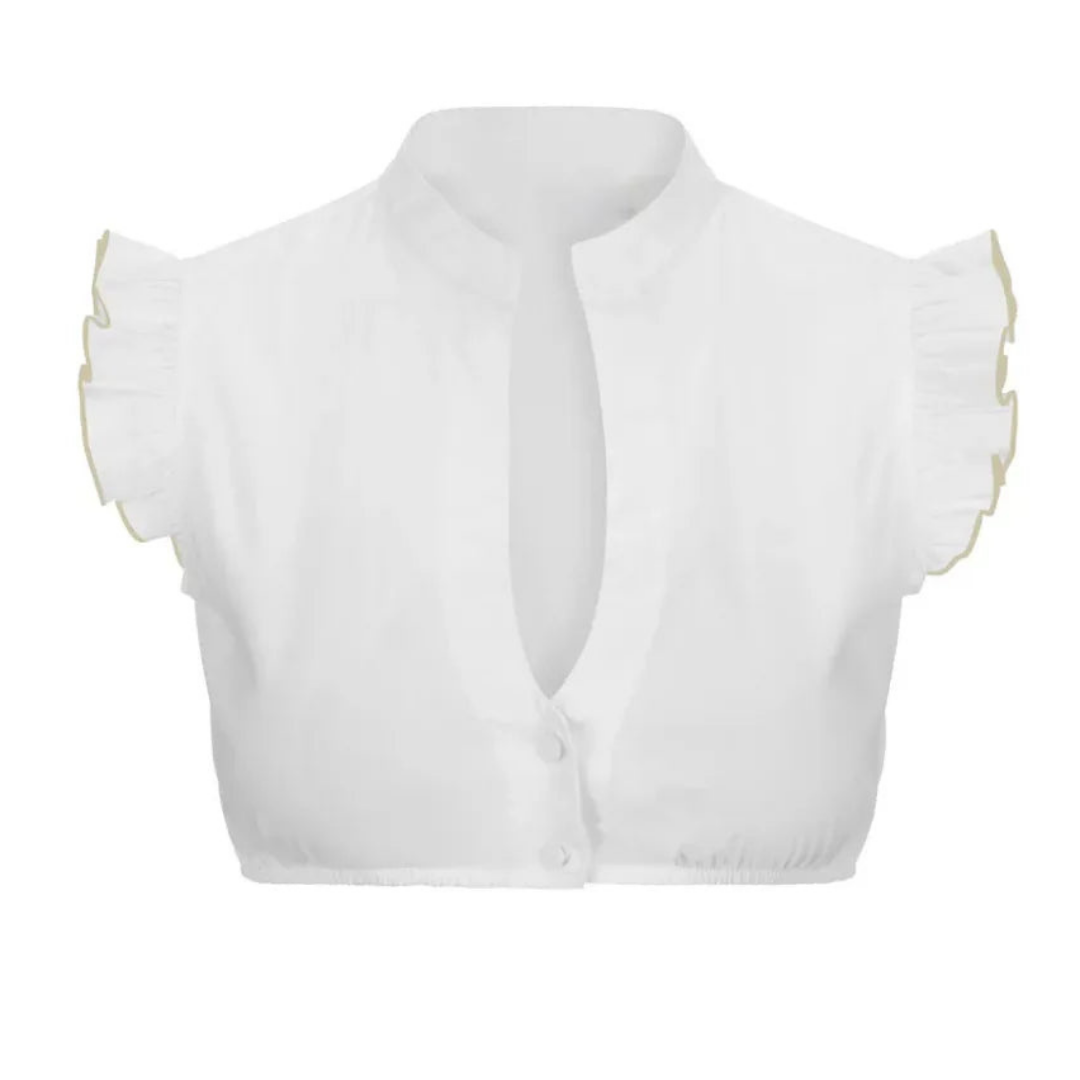Elegante Dirndlbluse für Damen mit Knöpfen