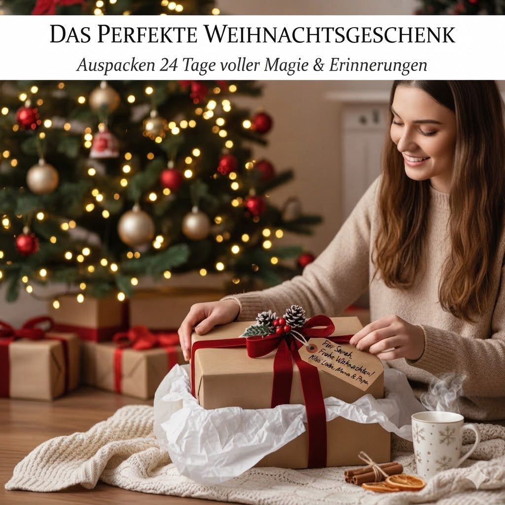 ReindeerHaven - Adventskalender aus Holz mit Rentiermotiv