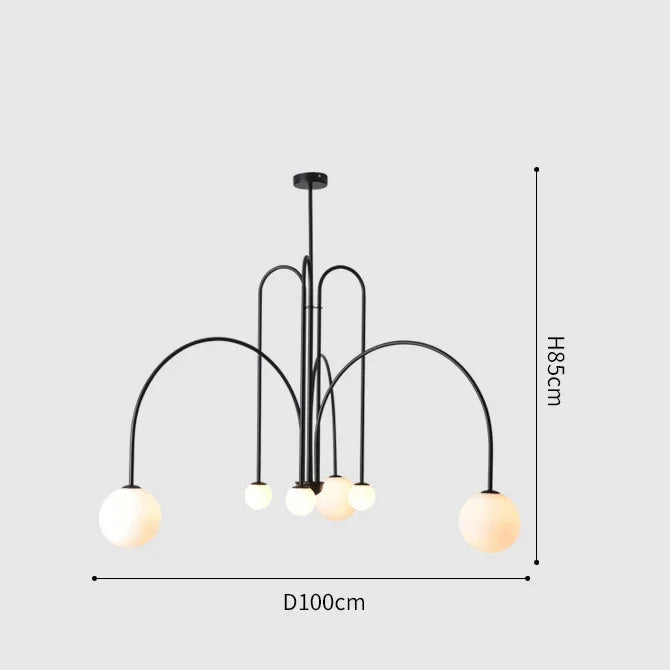Solara - LED-Pendelleuchte mit Klarglas