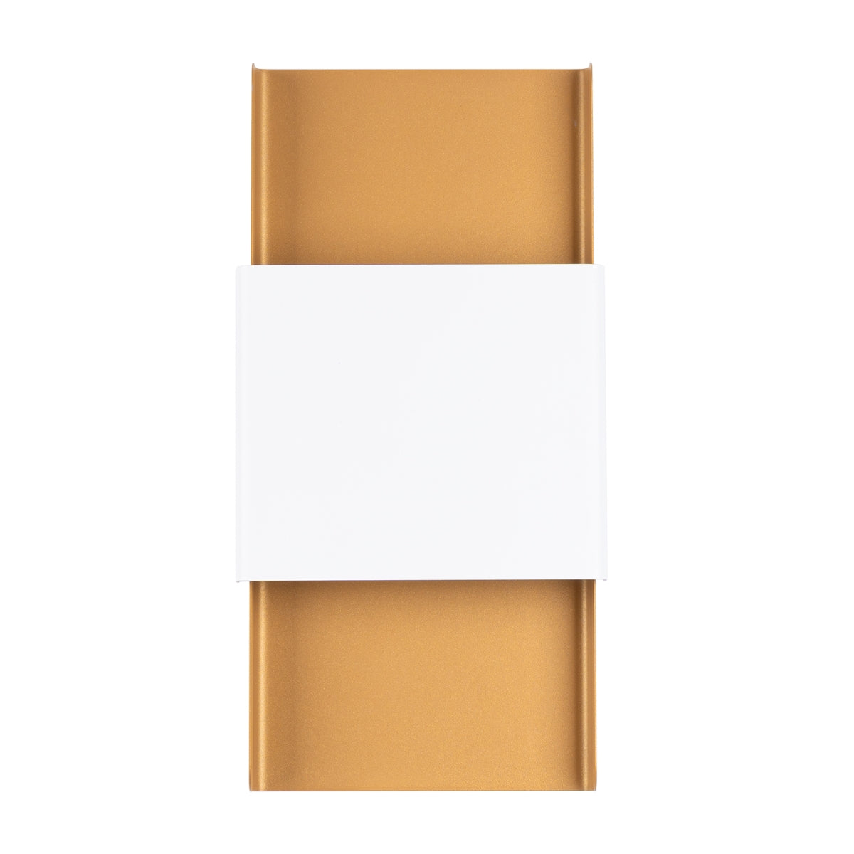 Durlin - Wandleuchte, gold/weiß, aus Stahl