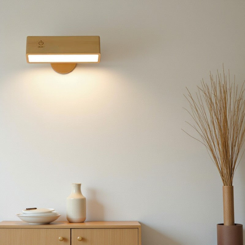 Wandleuchte mit 360 Grad drehbarem Magnetlicht für flexible Wohnbeleuchtung