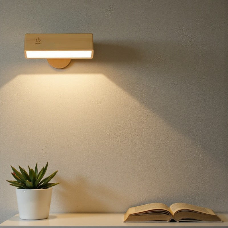 Wandleuchte mit 360 Grad drehbarem Magnetlicht für flexible Wohnbeleuchtung