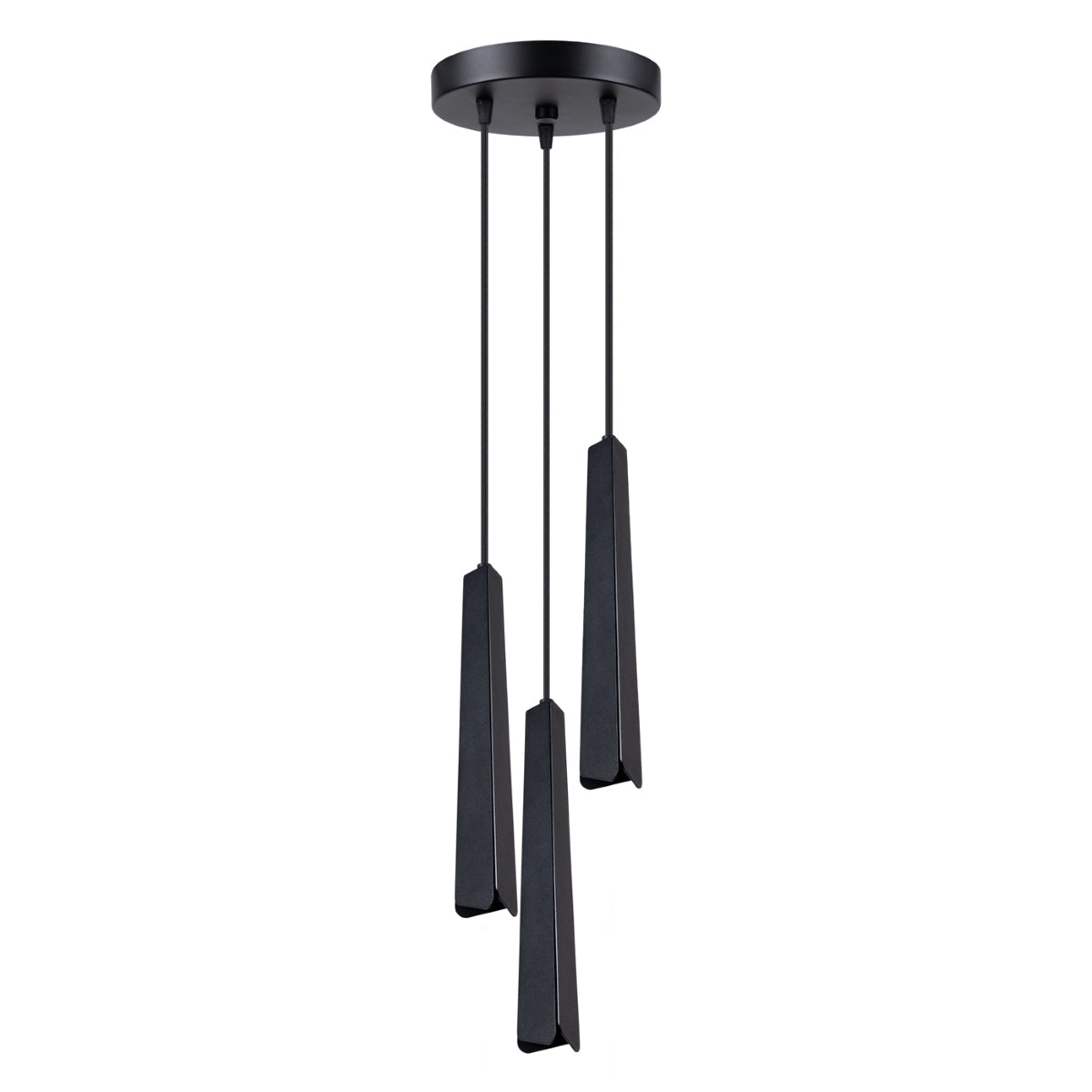 Nimbus - Dreiflammige Pendelleuchte, schwarz, 19
