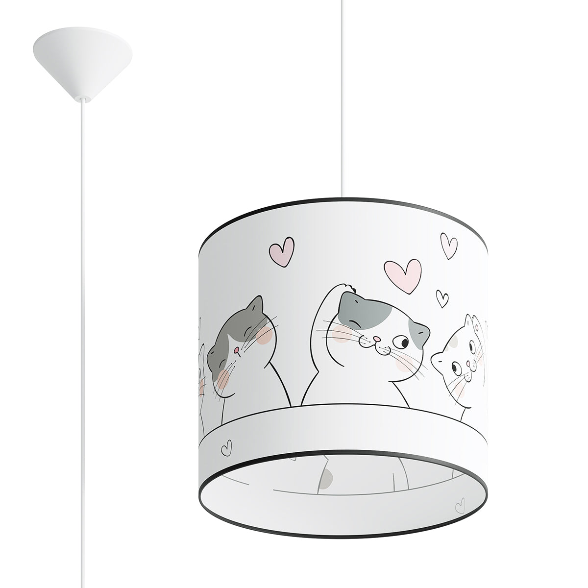 Halona - Kinderzimmer-Hängeleuchte, 30 cm, bunt
