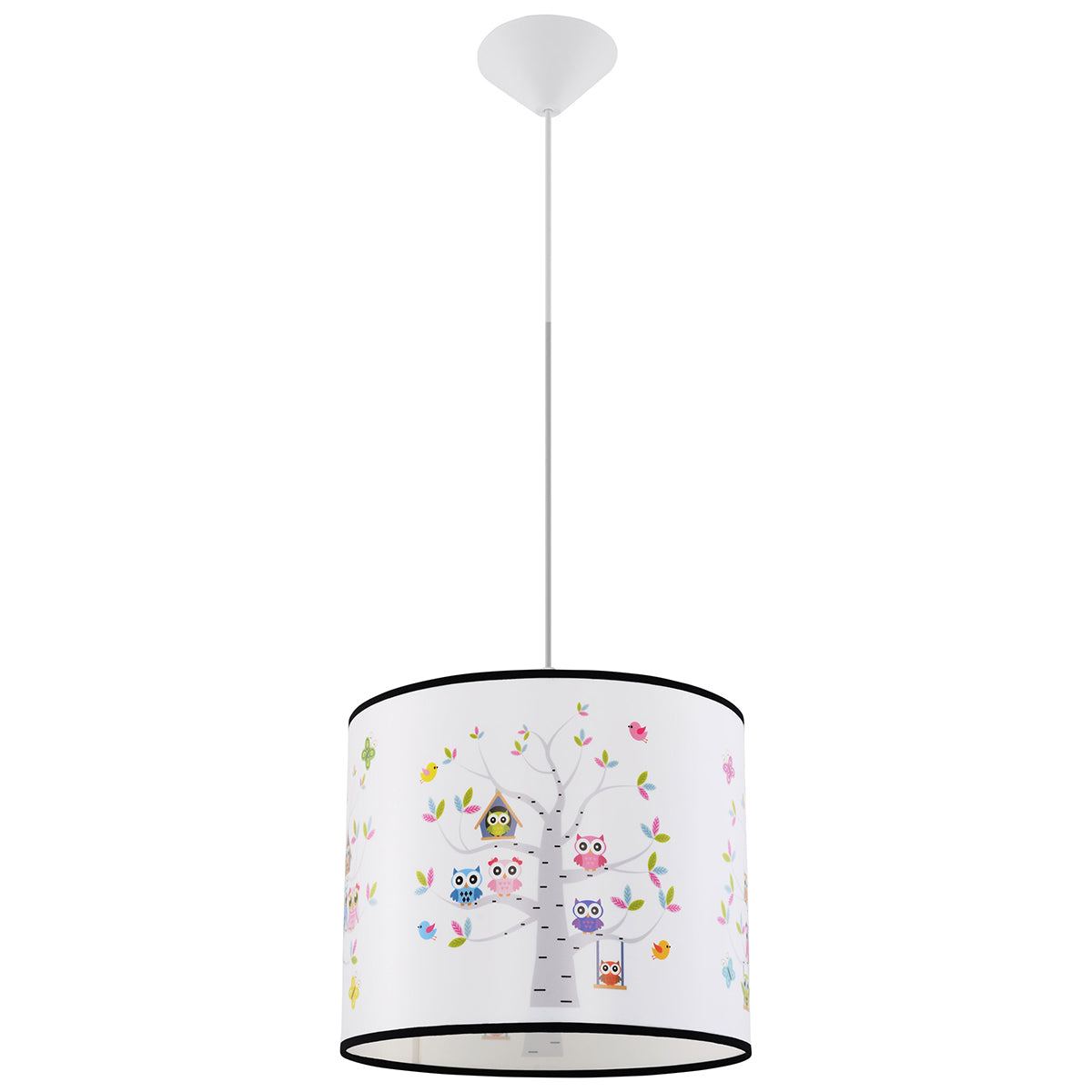 OWLS - Kinderzimmer-Hängeleuchte OWLS 30 cm mehrfarbig