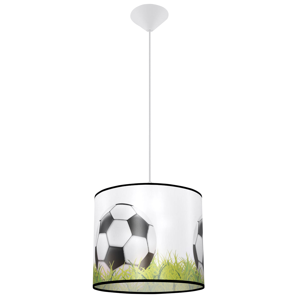 Polara - Kinderzimmer-Hängeleuchte im Fußball-Design