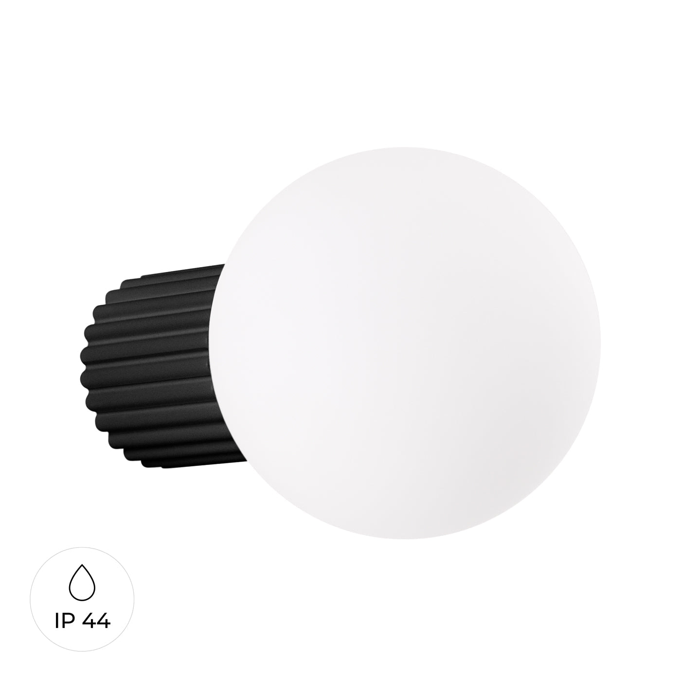 HALO - Wandleuchte, schwarz, IP44