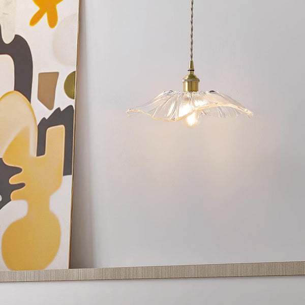 Bloem - Glaspendelleuchte im Retro-Stil