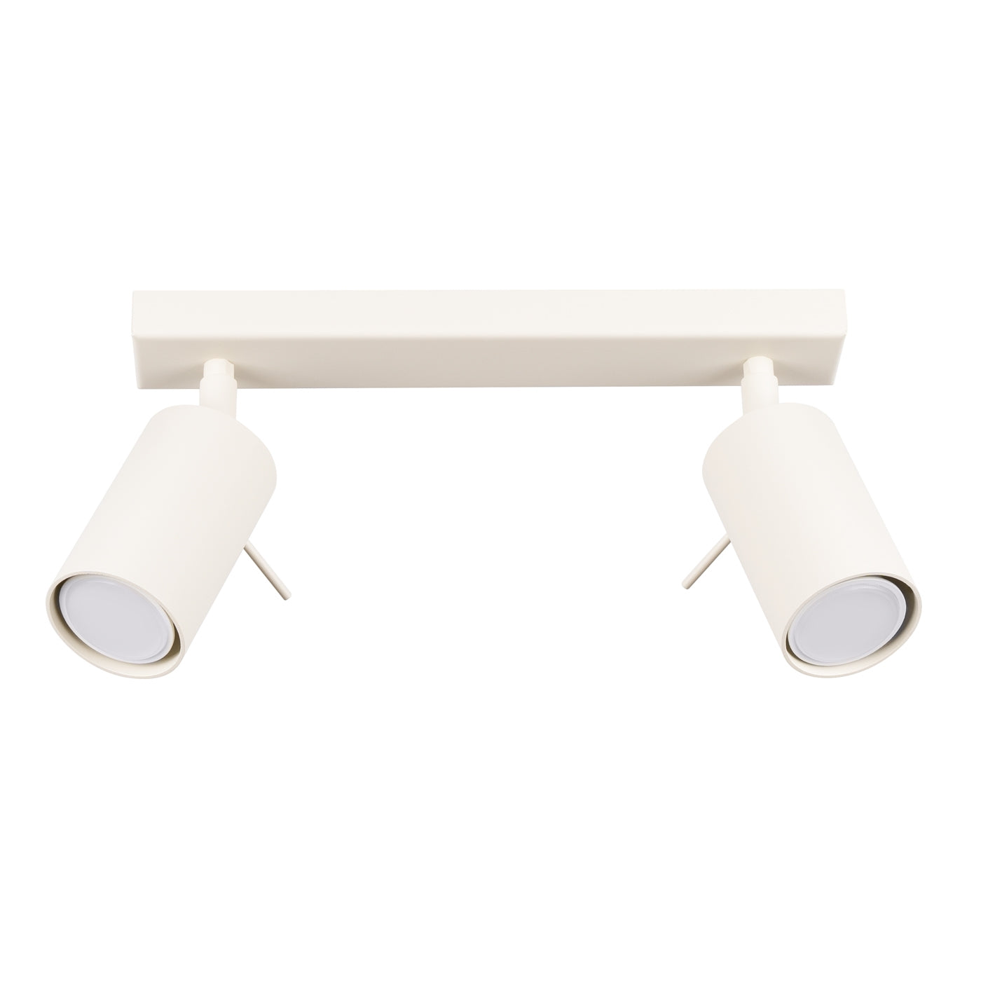 Sparka - Deckenleuchte 2-flammig Beige mit verstellbaren