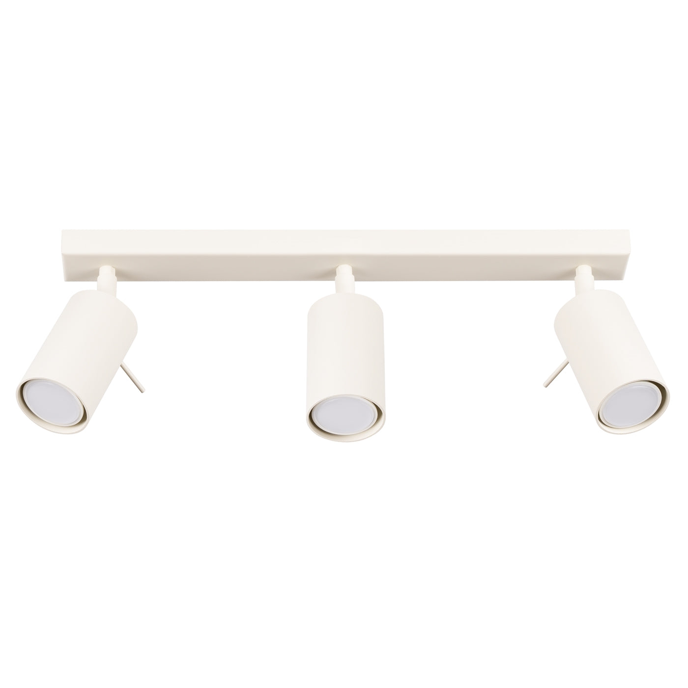 Glanza - Beige 3-flammige Deckenleuchte mit verstellbaren